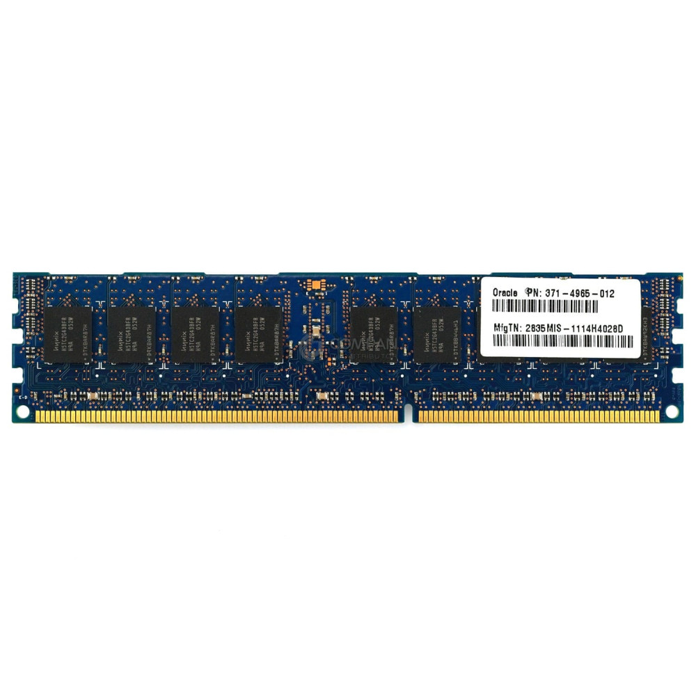 371-4965-012 SUN ORACLE MEMORY 4GB 1RX4 PC3L 10600R  DDR3 - HMT351R7BFR4A-H9